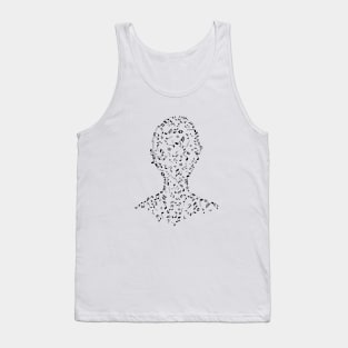 Music portrait Tank Top